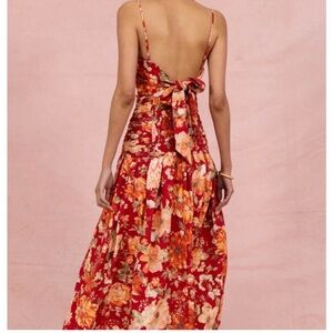 Posse Raquel linen maxi dress sz L